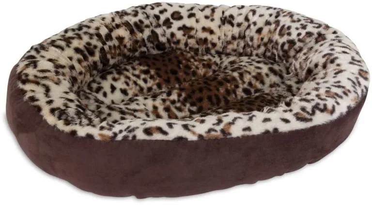 Aspen Pet Round Pet Bedding - Animal Print Photo 1