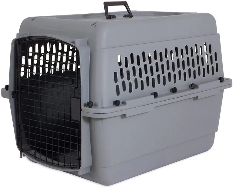 Aspen Pet Traditional Pet Kennel - Gray Photo 1