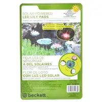 Photo of Beckett Solar LED Lily Lights for Ponds