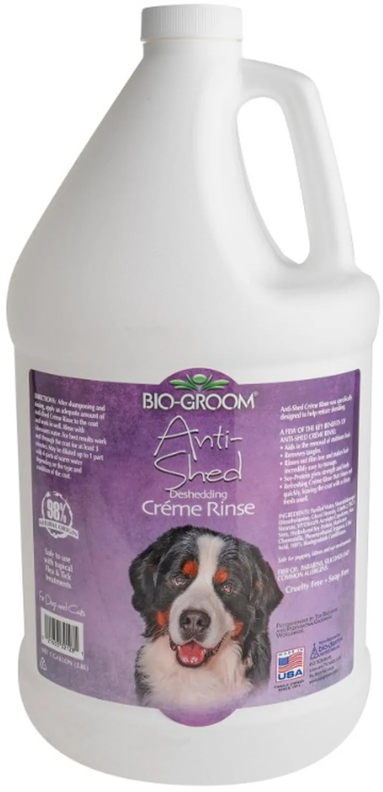 Bio Groom Anti-Shed Deshedding Creme Rinse Dog Conditioner Photo 1