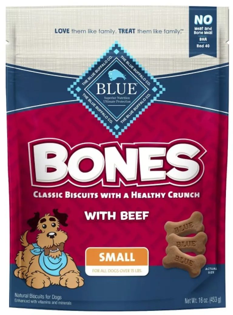 Blue Buffalo Classic Bone Biscuits with Beef Small Photo 1