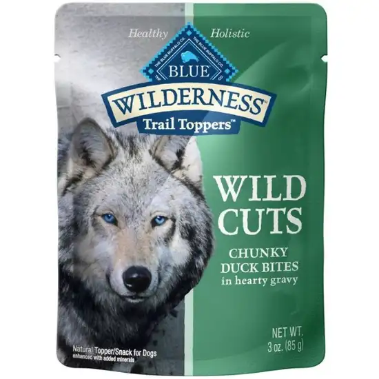 Blue Buffalo Wilderness Trail Toppers Wild Cuts Duck in Gravy Photo 1