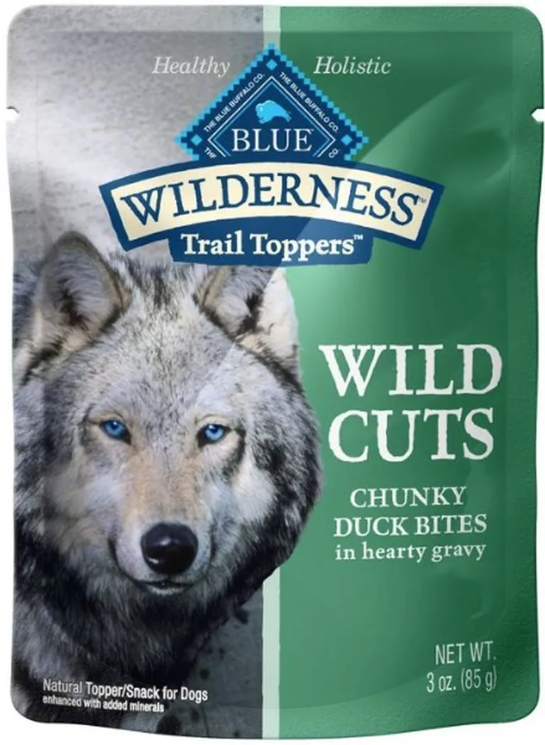 Blue Buffalo Wilderness Trail Toppers Wild Cuts Duck in Gravy Photo 1