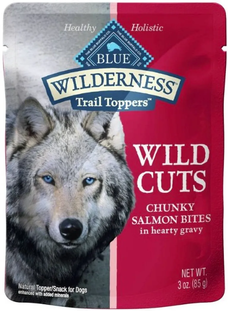 Blue Buffalo Wilderness Trail Toppers Wild Cuts Salmon in Gravy Photo 1