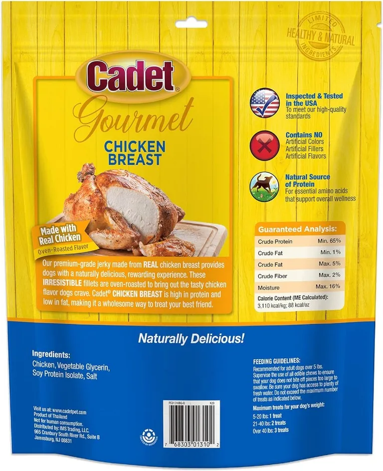 Cadet Gourmet Chicken Breast Treats for Dogs Photo 2