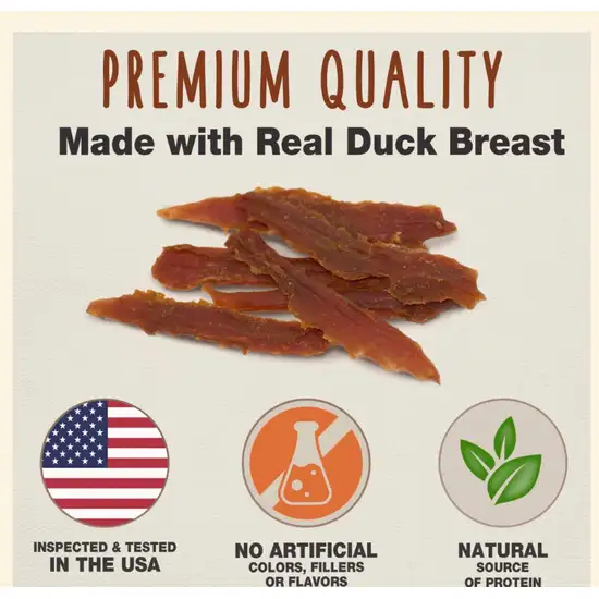 Cadet Gourmet Duck Breast Treats for Dogs Photo 3