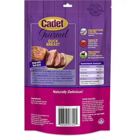 Cadet Gourmet Duck Breast Treats for Dogs Photo 2