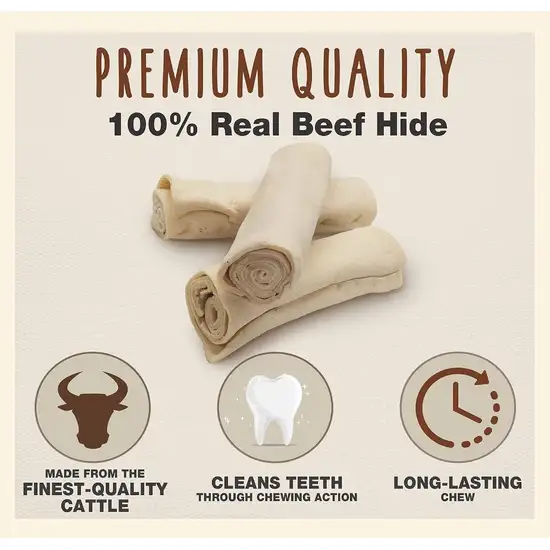 Cadet Premium Grade Beef Hide Chew Curls Photo 3