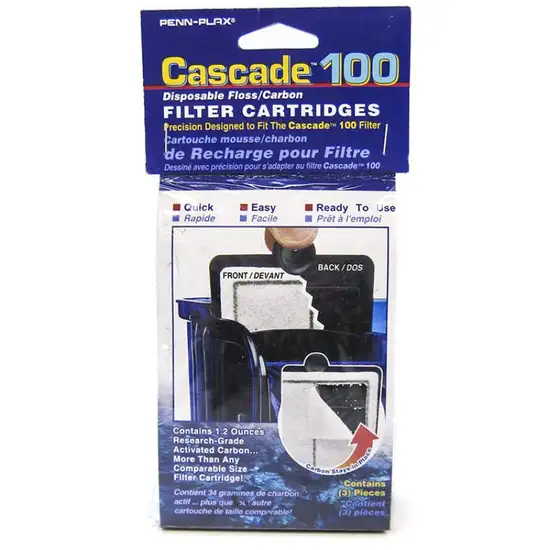 Cascade 100 Disposable Floss & Carbon Power Filter Cartridges Photo 1