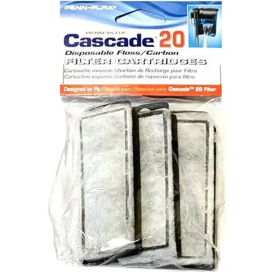 Cascade 20 Power Filter Replacement Carbon Filter Cartridges Photo 1