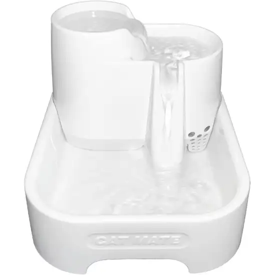 Cat Mate Pet Fountain - White Photo 1