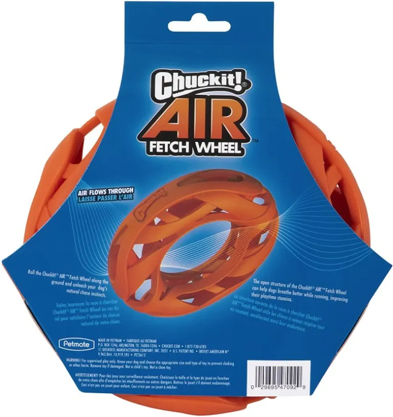 Chuckit Breathe Right Air Fetch Wheel Toy Photo 2