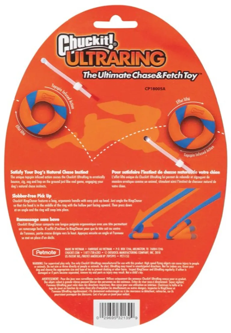 Chuckit Ultra Ring Chase and Fetch Toy Photo 2