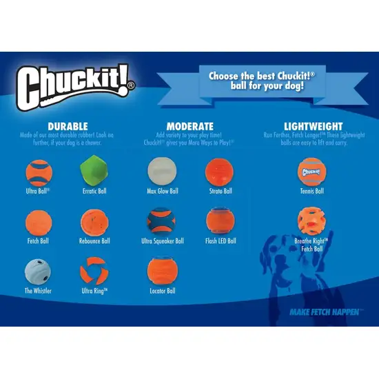 Chuckit Ultra Squeaker Ball Dog Toy Photo 3