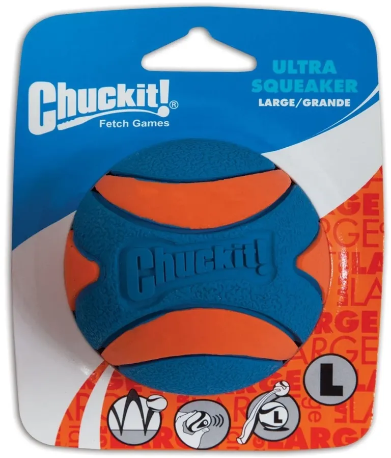 Chuckit Ultra Squeaker Ball Dog Toy Photo 2