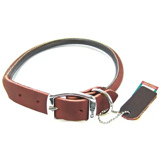 Circle T Latigo Leather Round Collar Photo 1