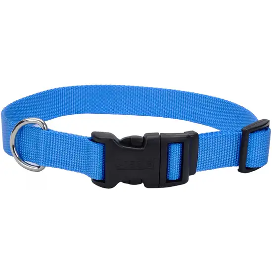 Coastal Pet Adjustable Dog Collar with Plastic Buckle Blue Lagoon Photo 1