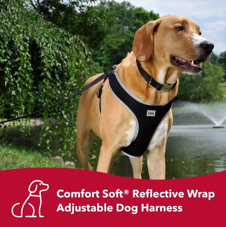 Coastal Pet Comfort Soft Reflective Wrap Adjustable Dog Harness Blue Lagoon Photo 2