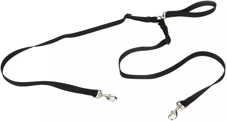 Coastal Pet Double Dog Walker Tangle Free Adjustable Leash Photo 1