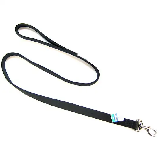 Coastal Pet Double Nylon Lead - Black Photo 1