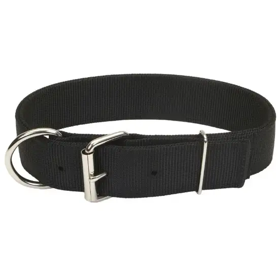 Coastal Pet Macho Dog Double-Ply Nylon Collar with Roller Buckle 1.75