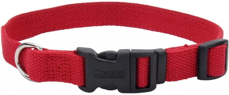 Coastal Pet New Earth Soy Adjustable Dog Collar Cranberry Photo 1