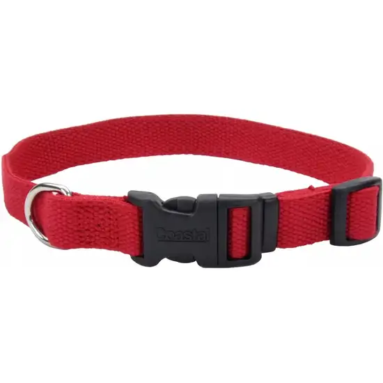 Coastal Pet New Earth Soy Adjustable Dog Collar Cranberry Photo 1