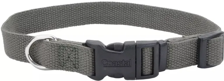 Coastal Pet New Earth Soy Adjustable Dog Collar Forest Green Photo 1