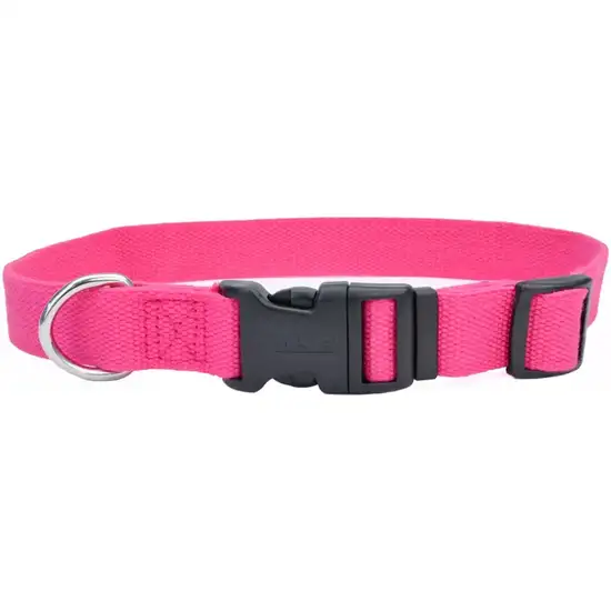 Coastal Pet New Earth Soy Adjustable Dog Collar Fuchsia Photo 1