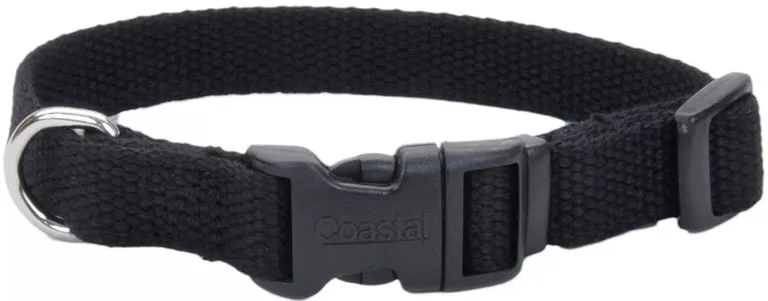 Coastal Pet New Earth Soy Adjustable Dog Collar Onyx Black Photo 1