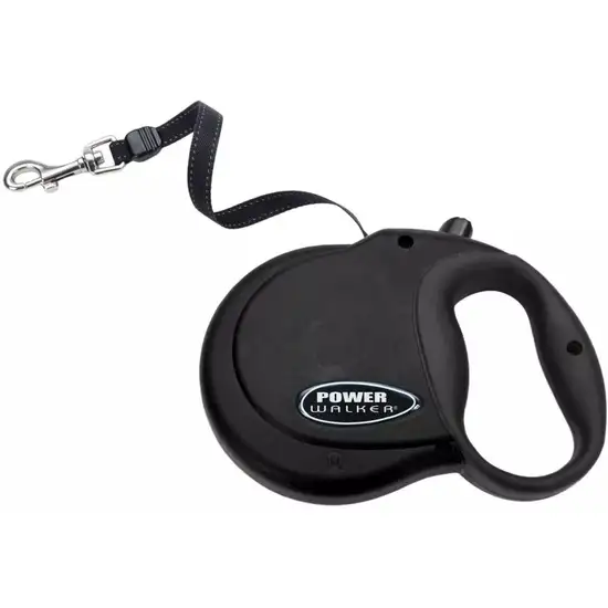 Coastal Pet Power Walker Retractable Dog Leash Black Photo 1