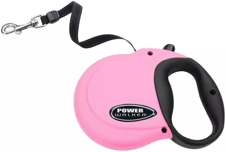 Coastal Pet Power Walker Retractable Dog Leash Pink Photo 1