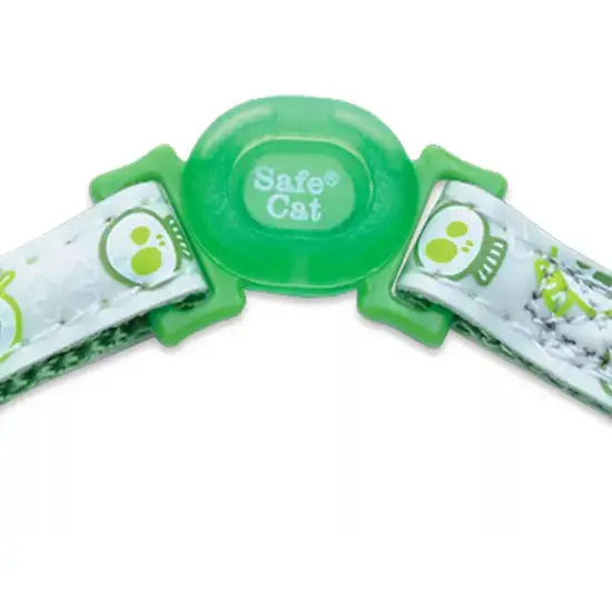 Coastal Pet Safe Cat Glow in the Dark Adjustable Breakaway Collar Lime Skulls Photo 6