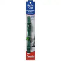 Photo of Coastal Pet Safe Cat Nylon Adjustable Breakaway Collar - Hunter Green