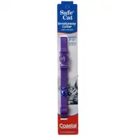 Photo of Coastal Pet Safe Cat Nylon Adjustable Breakaway Collar - Purple