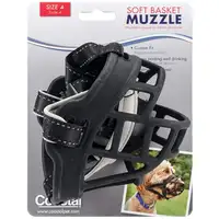 Photo of Coastal Pet Soft Basket Muzzle for Dogs Black