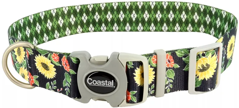 Coastal Pet Sublime Adjustable Dog Collar Sunflower Photo 1