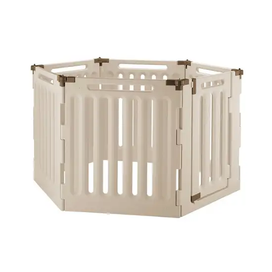 Convertible Indoor Outdoor 6 Panel Pet Playpen Photo 2