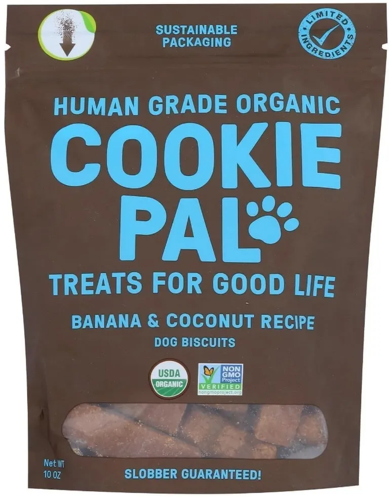 Cookie Pal Organic Dog Biscuits with Banana and Coconut Photo 1