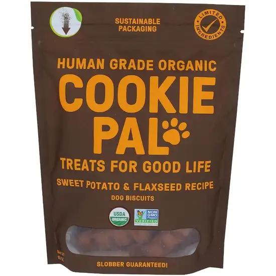 Cookie Pal Organic Dog Biscuits with Sweet Potato and Flaxseed Photo 1