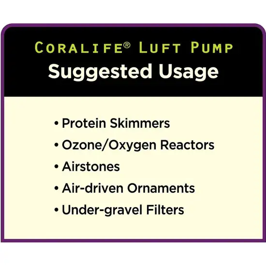 Coralife Luft Pump High-Pressure Aquarium Air Pump Photo 6