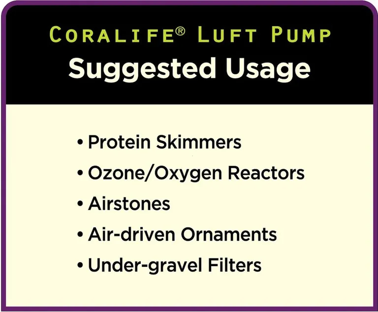 Coralife Luft Pump High-Pressure Aquarium Air Pump Photo 3