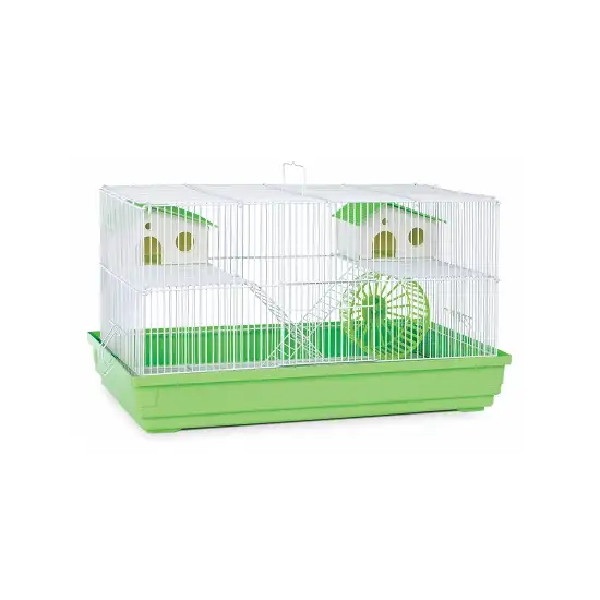 Deluxe Hamster & Gerbil Cage - Lime Green Photo 1