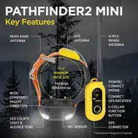 Photo of Dogtra PATHFINDER2 MINI Additional GPS Dog Tracking and Dog Training Collar - Black