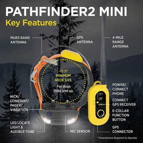 Dogtra PATHFINDER2 MINI GPS Dog Tracking and Dog Training System Photo 1