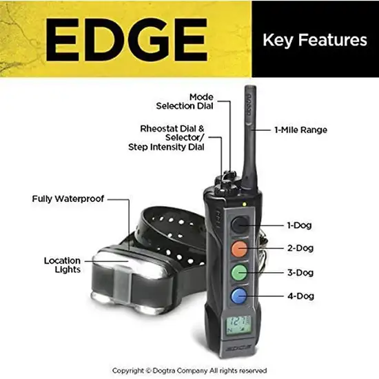 EDGE 1 Mile Remote Trainer Expands Up To 4 Dogs Photo 4