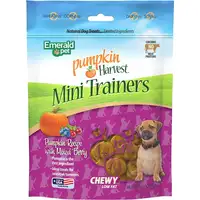 Photo of Emerald Pet Pumpkin Harvest Mini Trainers with Mixed Berries Chewy Dog Treats