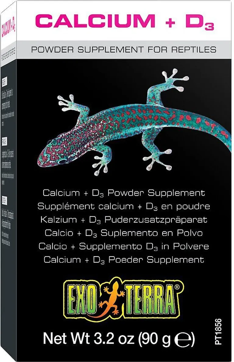 Exo-Terra Calcium + D3 Powder Supplement for Reptiles Photo 1