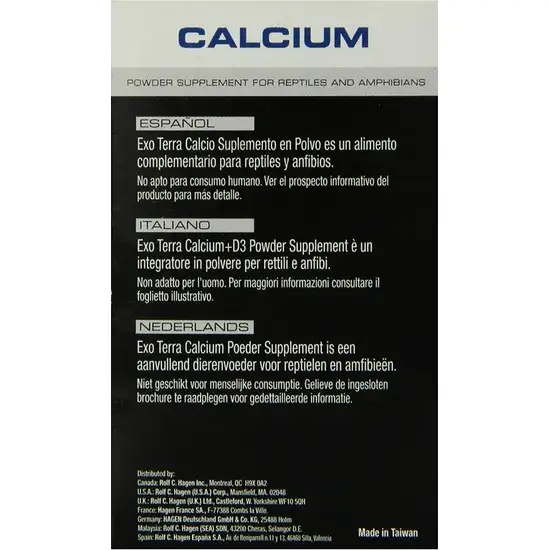 Exo-Terra Calcium Powder Supplement for Reptiles & Amphibians Photo 3