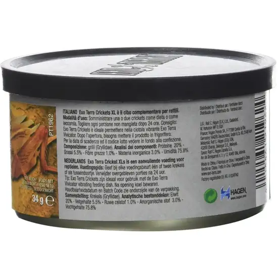 Exo Terra Canned Crickets XL Specialty Reptile Food Photo 2